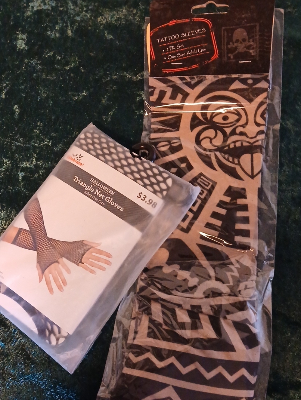 Black & Beige Tribal Tattoo Arm Sleeve — Unbranded